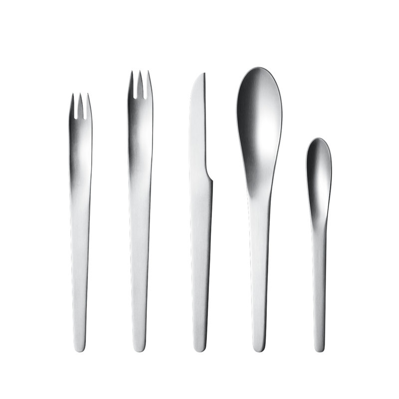 Arne Jacobson 5 Piece Flatware Set, Service for 1