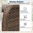 Arley 3-Piece Outdoor Wicker Curved Arms Patio Loveseat With Ottomans-1176924505