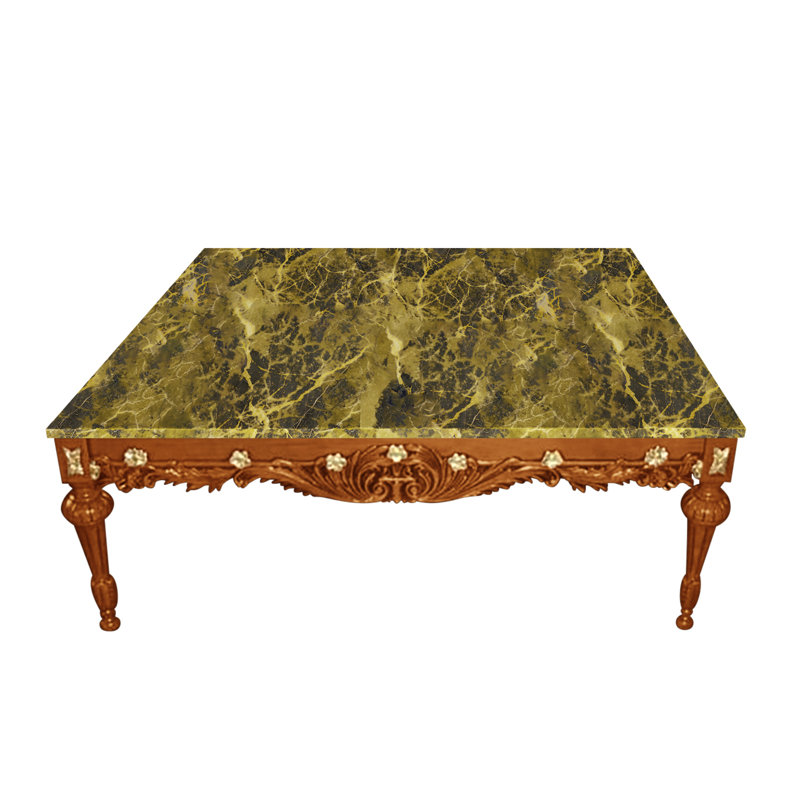 Coffee Table, Crema Valencia, Burl 03