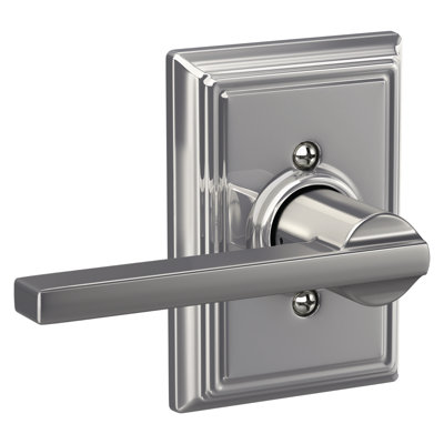 Latitude Lever with Addison Trim Passage (Hall & Closet) Lock