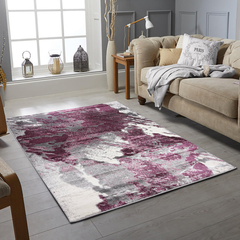 Boisy Abstract Area Rug, Rectangle 200 x 290cm