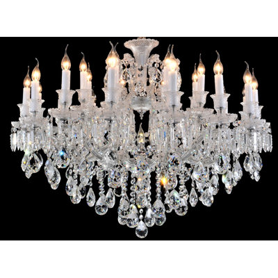Lustre en cristal 25 lumières Chambord