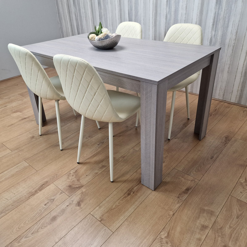 Lukka 4 - Person Dining Set, H75 x L140 x W80cm