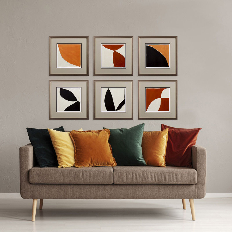 Ensemble de 6 décorations murales