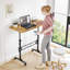 Adjustable Metal Base Computer Desk
