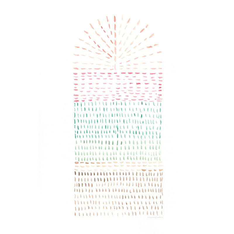 " Throw Ladder " by Kamdon Kreations, 18" H x 12" W, No, Wrapped Canvas
