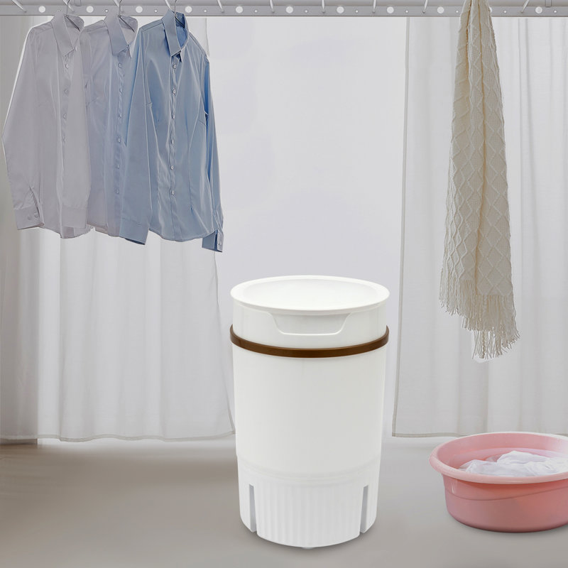 YYBSH Portable Washing Machine for Baby Clothes, Socks, Small Items, White