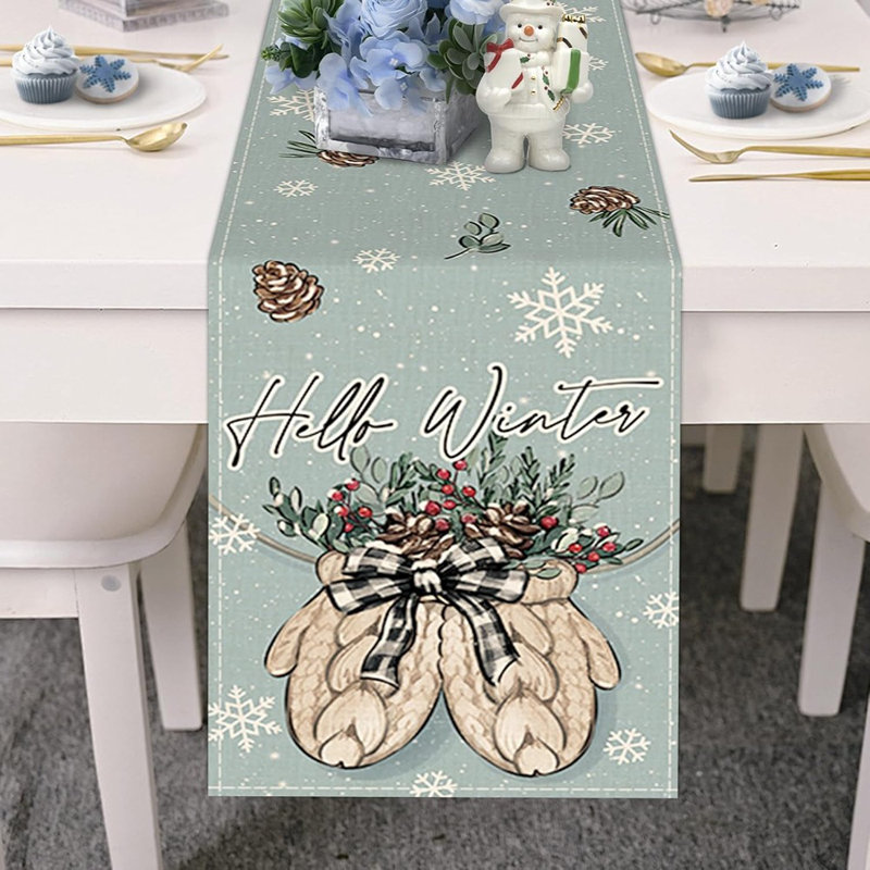 Tapis de table Hello Winter