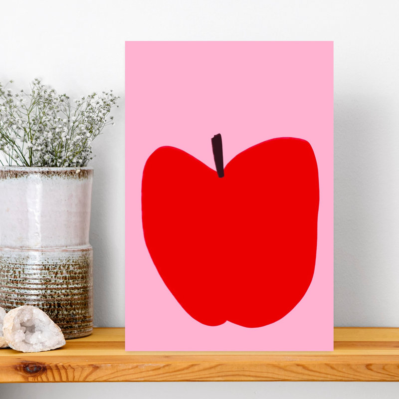 Art mural Crimson Simplicity, H 18 po x l 12 po