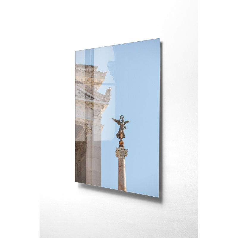 Decorative Tempered Glass Painting, 39.4" H x 27.6" W x 1" D
