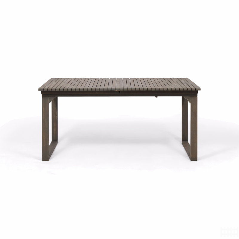 Outdoor Expandable Acacia Wood Dining Table