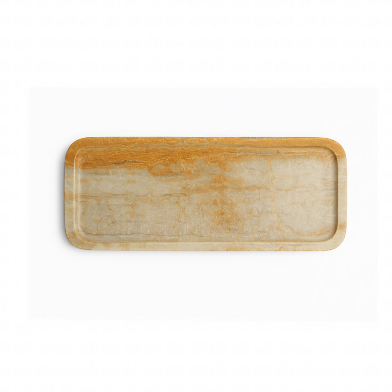 Montana Rectangle Marble Travertine Tray