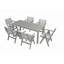 Table de salle à manger simple 68,9 "de haute qualité pour les pique-niques en plein air et les repas décontractés de patio