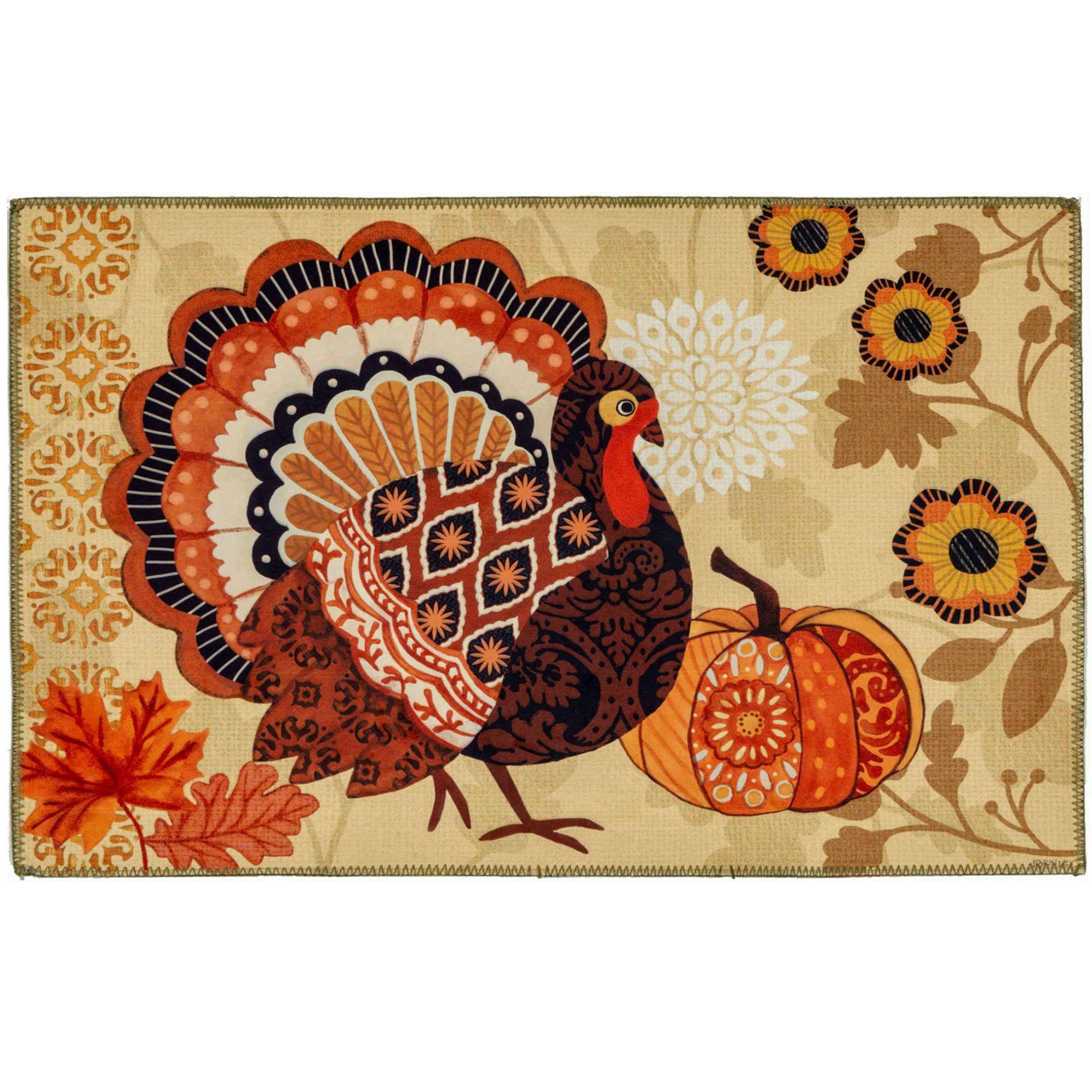 The Holiday Aisle® Cathyjo Kitchen Mat | Wayfair