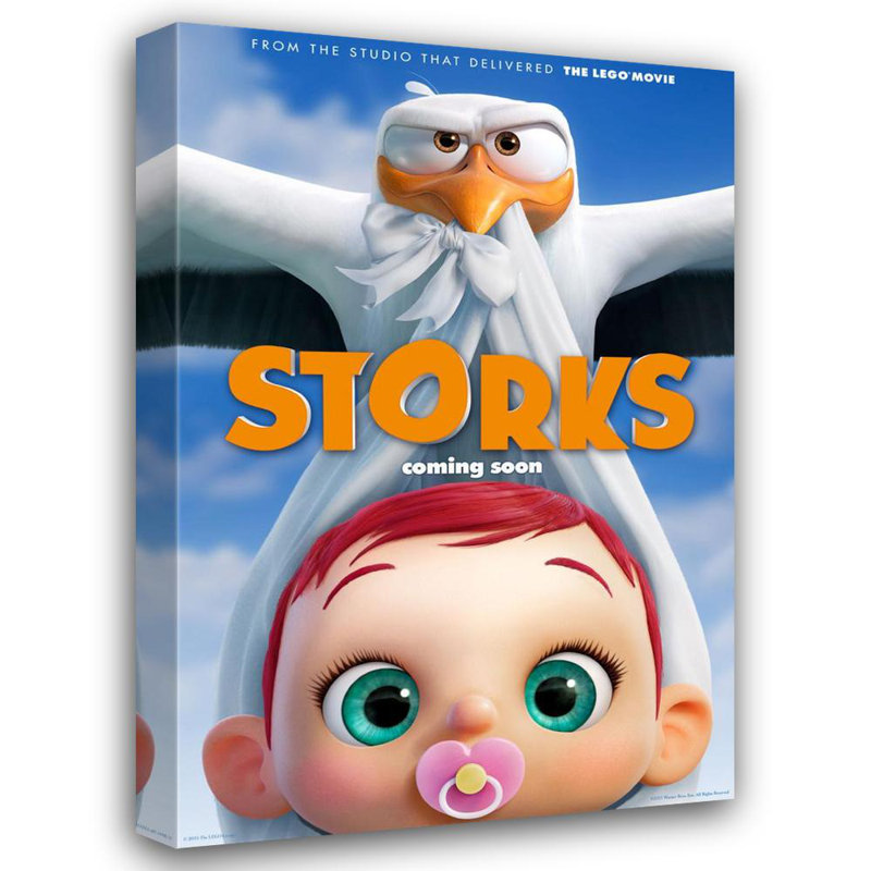Storks, 24" H x 16" W
