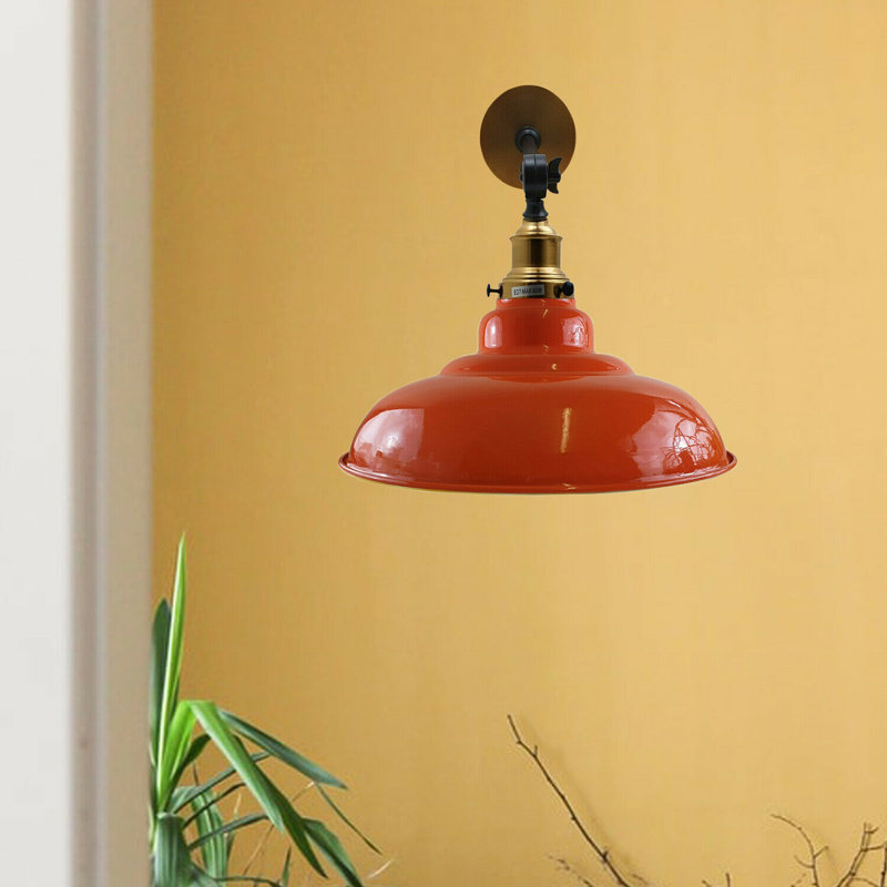 Cular Wall Sconce, Orange, No