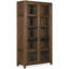 Driftwood Lighted Curio Cabinet-1774652622