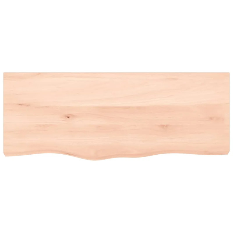 Flagstaff Oak Solid Wood Floating Shelf, 2cm H x 100cm W x 40cm D