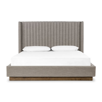 Montgomery Upholstered Wingback Bed