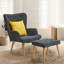 Nicolle Accent Chair with Footstool