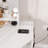 Corner Vanity Desk with LED Lighted Mirror Charging Station and Storage Cabinet with Stool for Bedroom-860615957