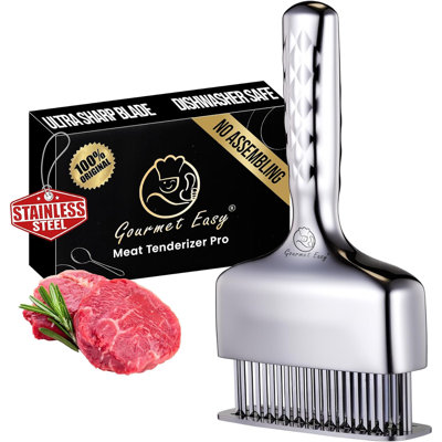 Gourmet Easy Stainless Steel Manual Meat Tenderizer
