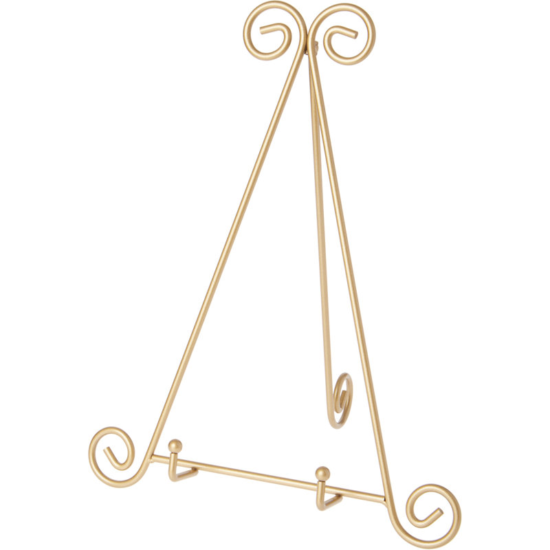Murlene Plate Stand, Gold