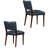 Lachaun 20.75 " H Faux Leather Upholstered Solid Wood Side Chair