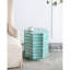 Tabouret à piédestal turquoise avec dimensions de 17 x 17 x 20 pouces, incrustations et motifs floraux, idéal pour les vestibules, pouvant servir de table d'appoint ou de table d'appoint, 80% 20% de pouces de mesure, motifs en losange, vie idéale