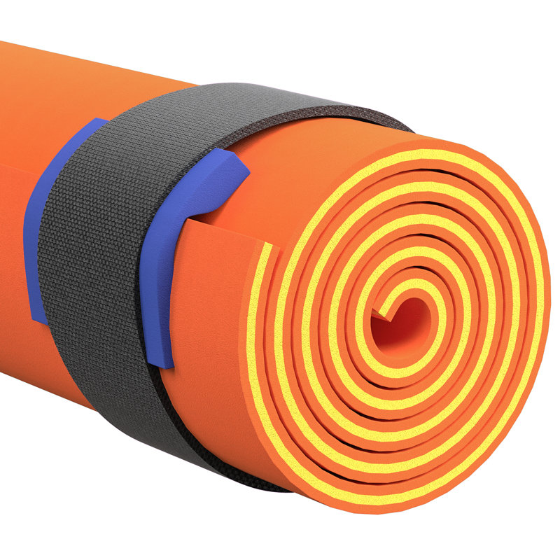 Orange and Yellow 12x6FT Tear-Resistant XPE Foam Floating Water Mat