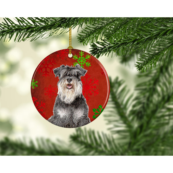 Mini Schnauzer Christmas Ornament - Design Toscano