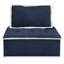 Canapé modulaire 3 pièces Sunset Trading Pixie | Canapé modulaire | Tissu bleu marine et crème