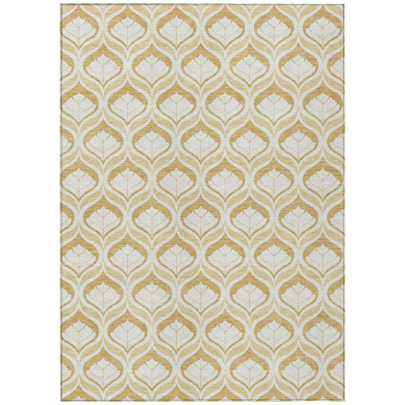 Machine Washable Indoor/Outdoor Juliet ACN2379 Geometric Rug, Rectangle 5' x 7'6"