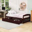 Lit plateforme simple avec rangement et tiroirs-564685113
