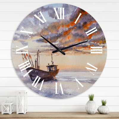 Horloge murale nautique et côtière
