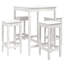 Obed 4 - Person Pine Solid Wood Patio Dining Set Rectangular Table-62735825