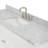 Hamlet 67'' Single Bathroom Vanity with Carrara Marble Top-93068177