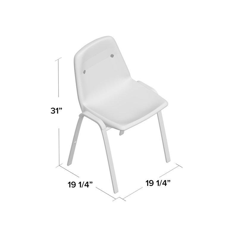 Chaise empilable NPS 8100 Series, Noir