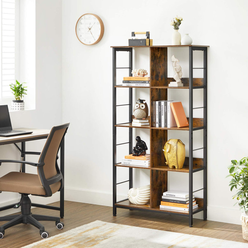 Anjali 149 cm H x 80 cm W Steel Standard Bookcase