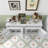 2 Sets Modern Freestanding Kitchen Pantry With Drawer & Adjustable Shelves-1897809457