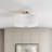 Lembrick Fabric Semi Flush Mount-2107912308