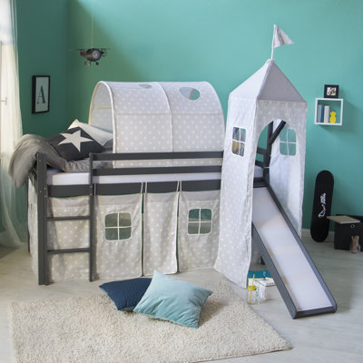 Ellicott mid-loft bed, 90 x 200 cm