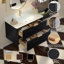 Meuble-lavabo mural flottant avec plateau en acrylique-2132749573-2132749569