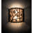 Rustic Lodge Flush Mounted Sconce