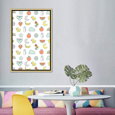 «Baby Sunshine IV» par Lisa White boutons - impression d'art graphique