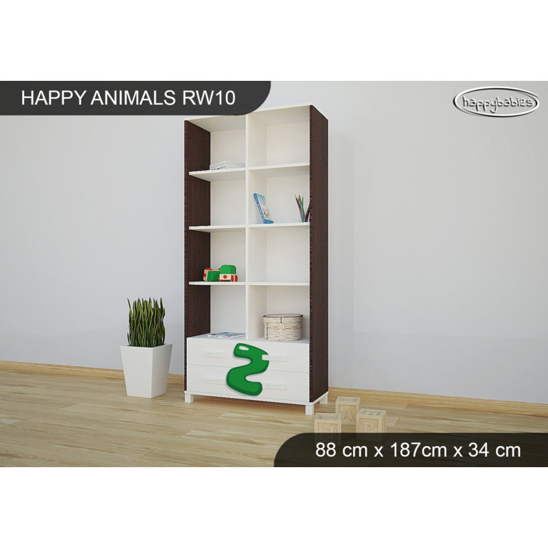 187cm H X 88cm W Animals Kids Cube, Wenge Chestnut