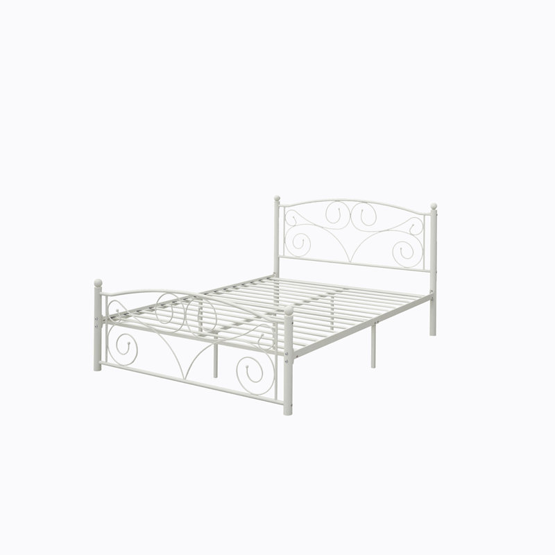 Afognak Metal Platform Bed, Queen