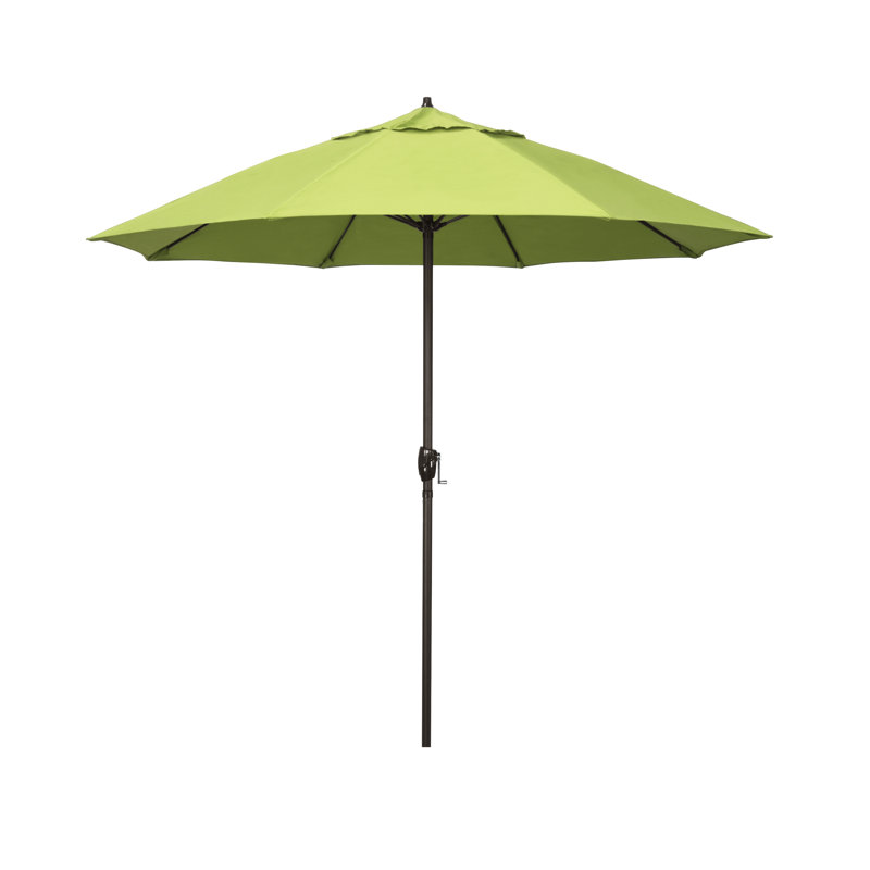 Parasol de marché 7,5 pi Gino, Toile Sunbrella® perroquet, H 94 po x l 86,3 po x P 86,3 po