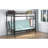 Multi - Function Black Twin Over Full Metal Bunk Bed, Futon Conversion, Features, Quality Steel Frame Function, Black, Easy Setup