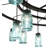 Cassilda Glass Semi Flush Mount
